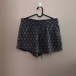 A New Day blue patterned shorts